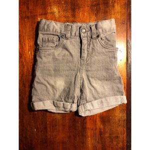 Grey Denim Shorts